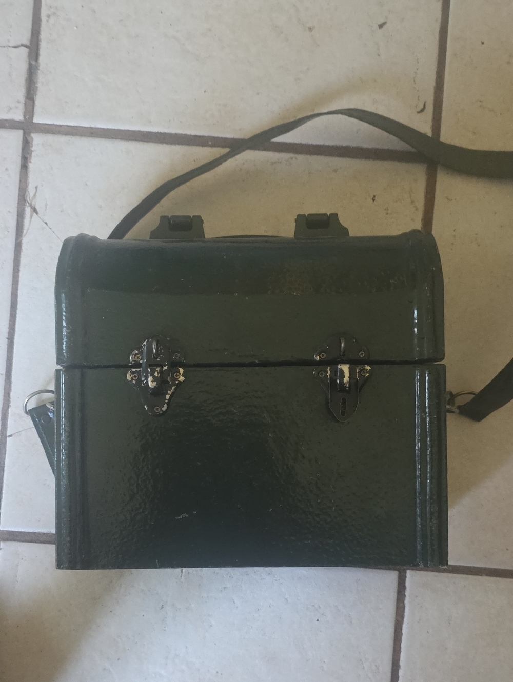 Vintage Military Looking Carry Case Box Unknown Brand